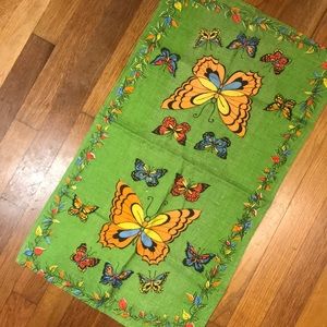 🦋BUTTERFLY 🦋VINTAGE TABLE RUNNER